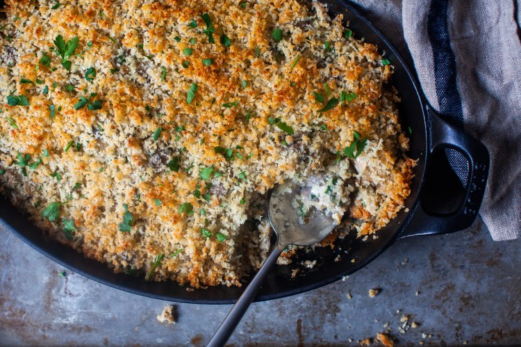 unstuffed mushroom casserole
