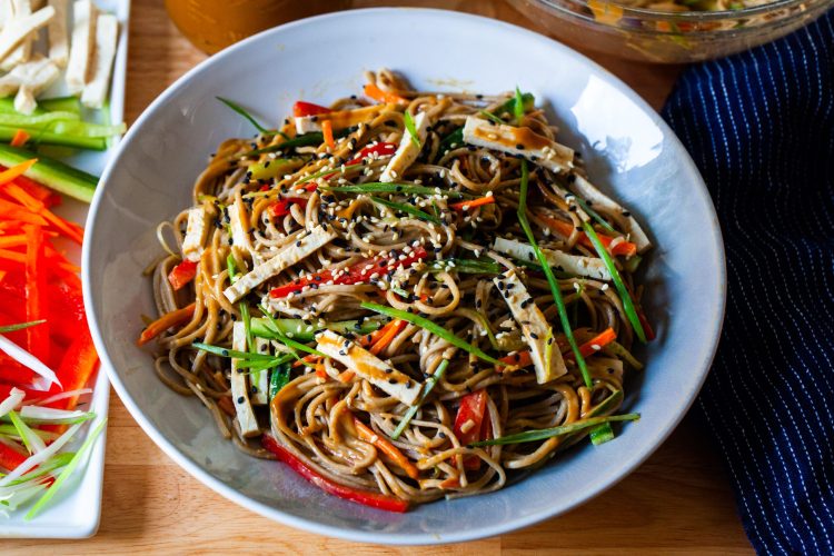 peanut sesame noodles